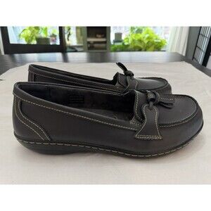 Artisure Women's Classic Comfort Leather Loafers Casual Slip-Ons Tassel Size 11